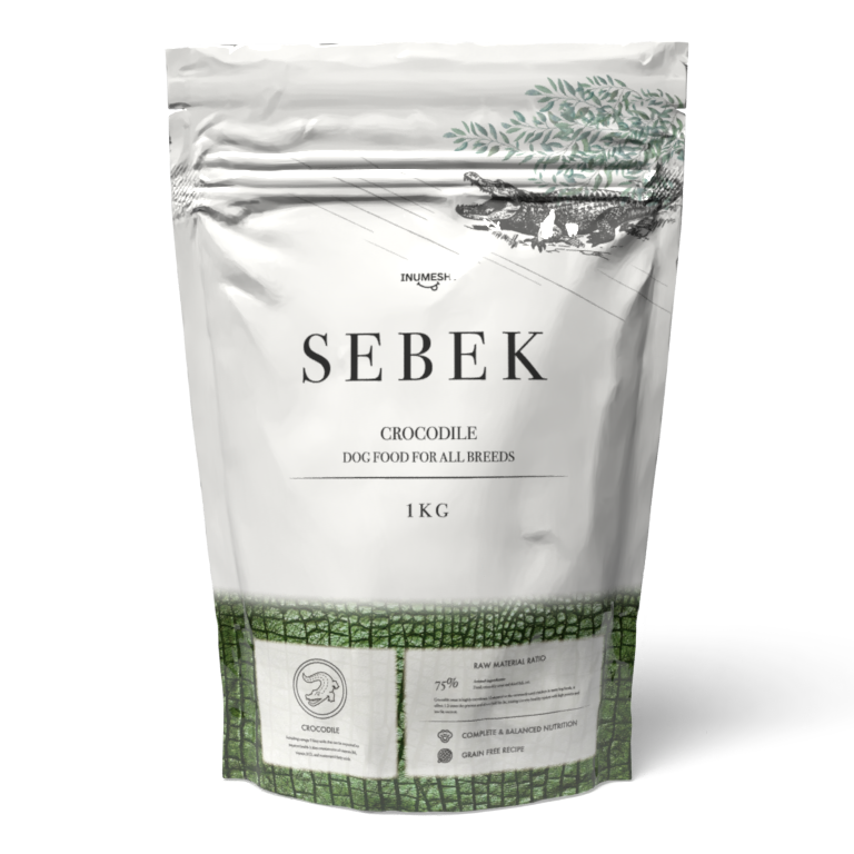 ワニ肉ドッグフードSEBEKの1kgパック