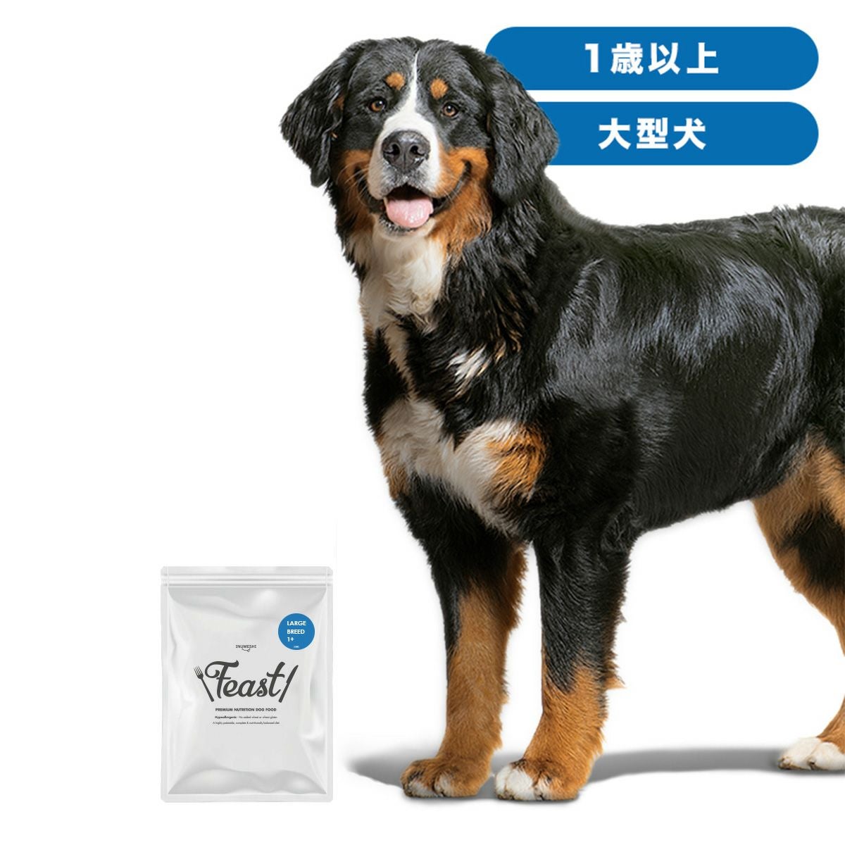 INUMESHI フィースト 1歳以上 大型犬用 15kg ブリーダーパック