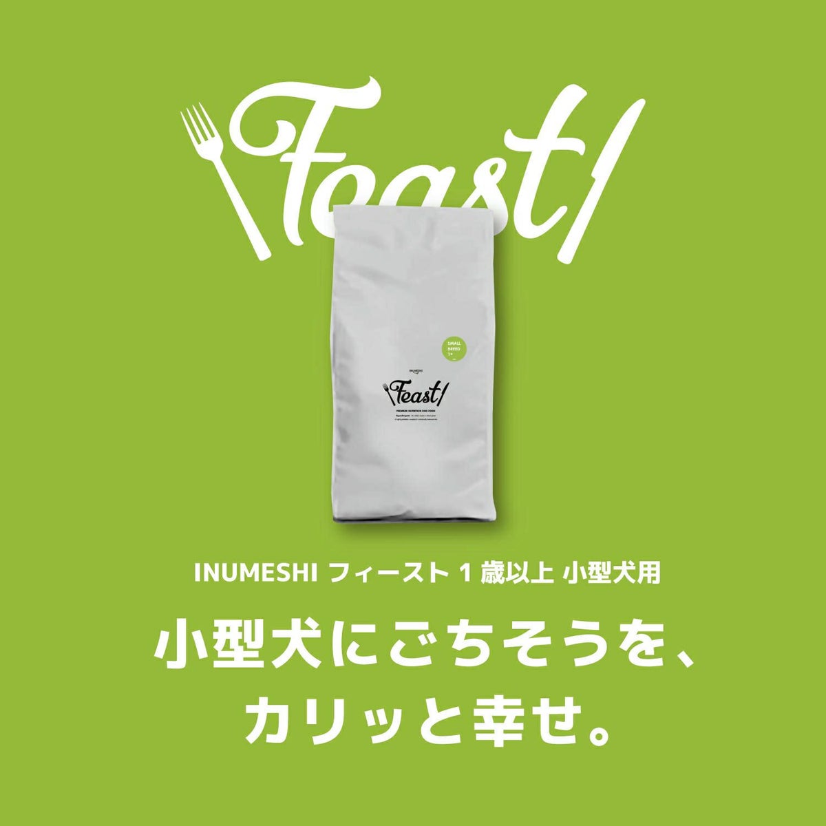 INUMESHI　フィースト　1歳以上　小型犬用　5kg