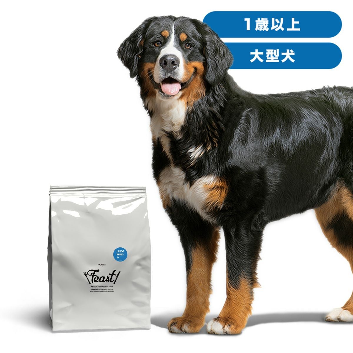INUMESHI フィースト 1歳以上 大型犬用 15kg ブリーダーパック